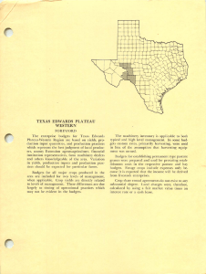 r TEXAS  EDWARDS  PLATEAU WESTERN