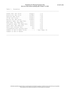 Projections for Planning Purposes Only B-1241 (C5)