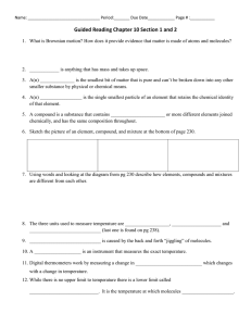 Guided Reading Chapter 10 Section 1 and 2