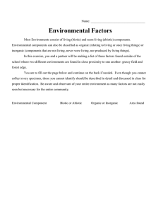 Environmental Factors