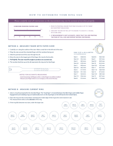 Determine Your ring size