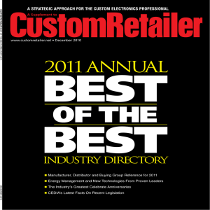 2011 annual - Technology Integrator