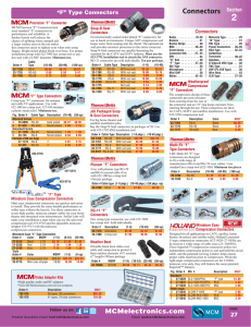 Connectors - MCM Electronics