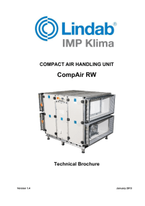 CompAir RW - Lindab IMP Klima