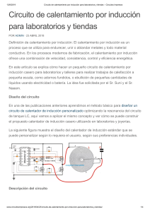 Circuito de calentamiento por inducción para laboratorios y tiendas – Circuitos Impresos