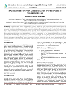 IRJET-    Malicious User Detection and Localization of Wifinetwork in Wirelessnetwork