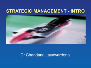 strategic management