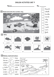 English Activities 1EPO U9