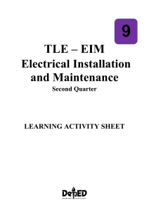 Grade 9 Q2 TLE-EIM LAS