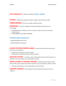 Thermodynamics intoduction 