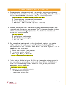 2021 HESI Mental Psych multiple test bank answers copy