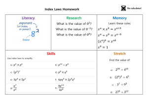 index laws