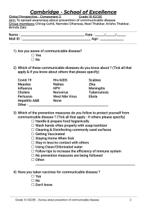 Communicable disease english