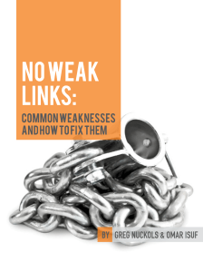 No Weak Links(Nie słabym punktom)