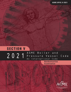 ASME BPVC  Section V (2021)