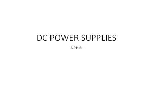 1. POWER SUPPLIES