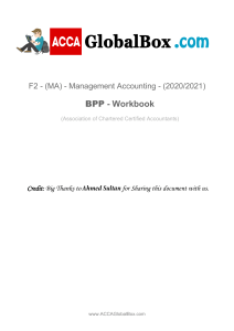 F2 MA KAPLAN Workbook 2020-21 