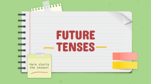 Future tenses