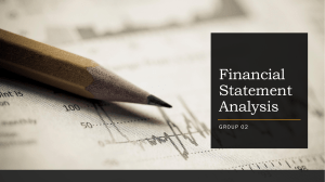 Financial Statement Analysis