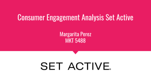 Consumer Engagament Analysis Set Active