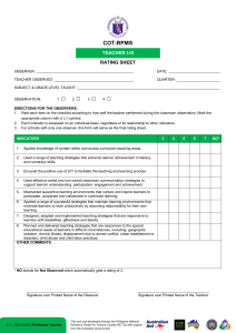 [Appendix C-04] COT-RPMS Rating Sheet for T I-III for SY 2024-2025