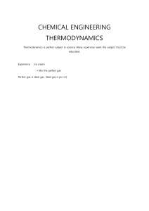 CHEMICAL ENGINEERING THERMODYNAMICS