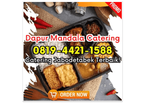 TERLARIS! HP 0819-4421-1588 Catering Nasi Box Depok Baktijaya Dapur Mandala