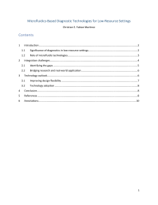 20221208 Microfluidics-Based Diagnostic Technologies for Low-Resource Settings 